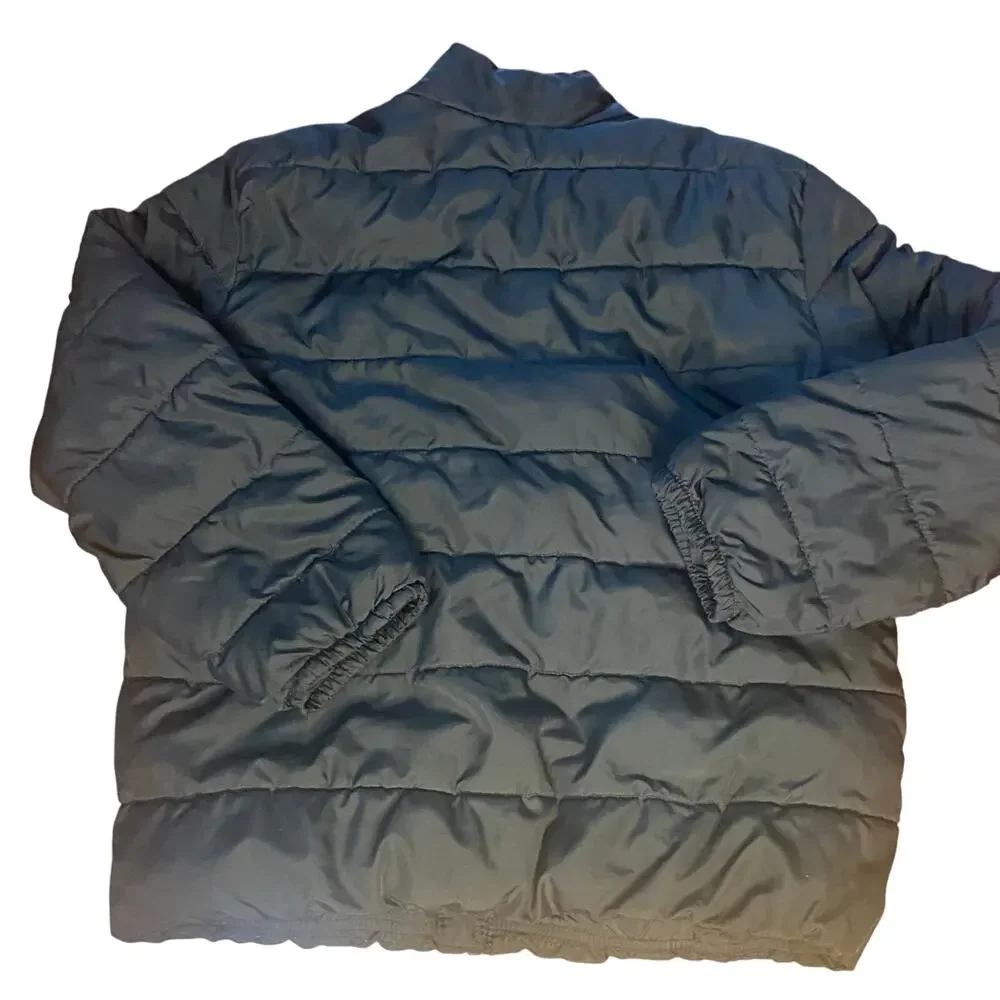 The Children's Place‎ black puffer full zip high neck youth coat SIZE L